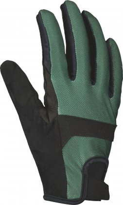 Перчатки с длинными пальцами Scott Gravel LF Glove, чёрно-зелёные Smoked Green