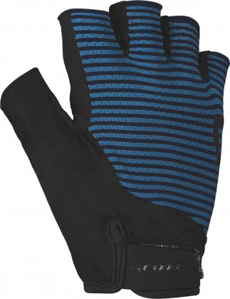 Перчатки с короткими пальцами Scott Aspect Gel SF Glove, чёрно-синие Midnight Blue/Storm Blue