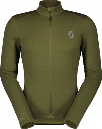 Джемпер Scott Gravel Warm Merino long-sleeve Men's Shirt, зелёное Fir Green