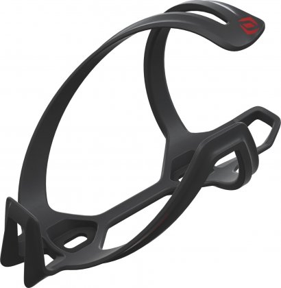 Флягодержатель Syncros Tailor 1.0 Right Bottle Cage, чёрный с красными элементами Black/Red