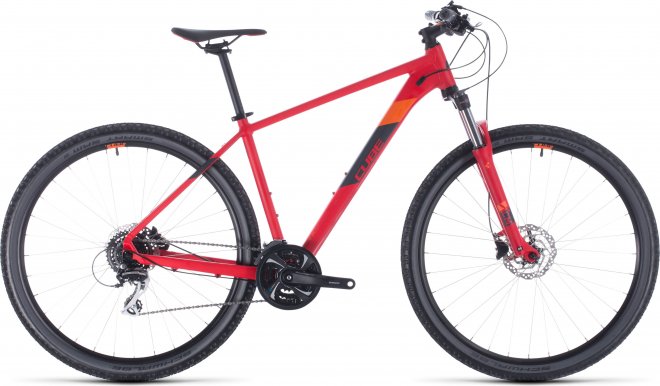 Велосипед Cube Aim Race 27.5 (2020) Red/Orange