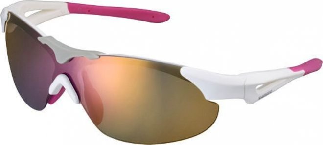 Очки спортивные Shimano CE-S40RS, бело-розовые White/Pink