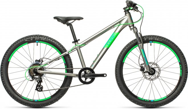 Велосипед Cube Acid 240 Disc (2021) Grey/Neon Green