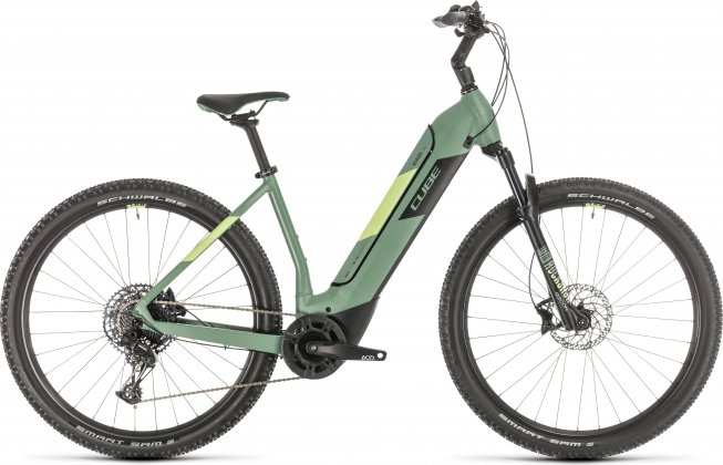 Велосипед Cube Nuride Hybrid Exc 500 (2020) Green/Sharp Green