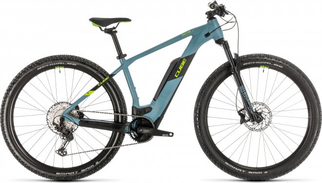 Велосипед Cube Reaction Hybrid Race 500 29 (2020) Blue/Green