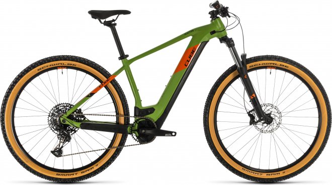 Велосипед Cube Reaction Hybrid EX 500 29 (2020) Green/Orange