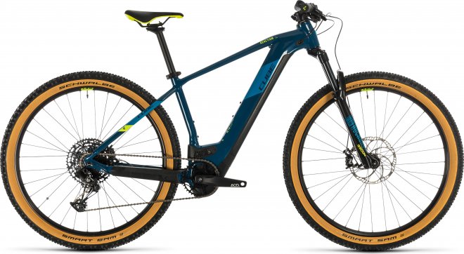 Велосипед Cube Reaction Hybrid SL 625 29 (2020) Blue/Yellow