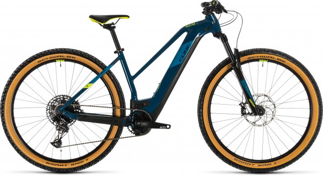 Велосипед Cube Reaction Hybrid SL 625 29 Trapeze (2020) Blue/Yellow