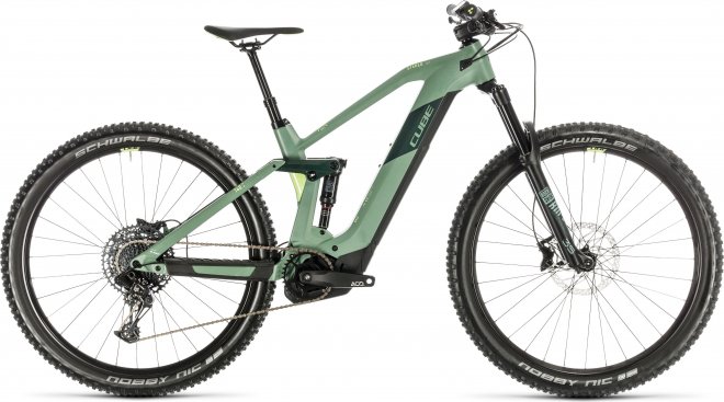 Велосипед Cube Stereo Hybrid 140 HPC Race 625 29 (2020) Green/Sharp Green