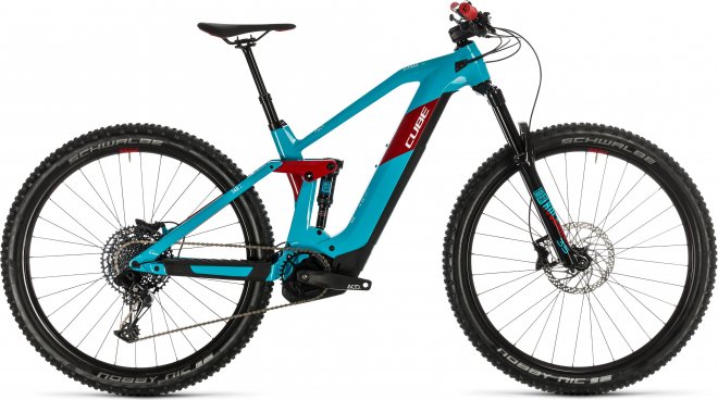 Велосипед Cube Stereo Hybrid 140 HPC Race 625 29 (2020) Petrol Red