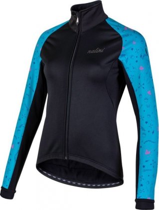 Куртка женская Nalini AIW Crit Lady Jacket 2.0, чёрно-голубая 4250