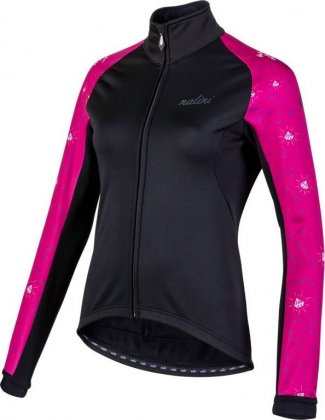 Куртка женская Nalini AIW Crit Lady Jacket 2.0, чёрная маджента 4180