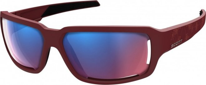 Очки спортивные Scott Obsess ACS Sunglasses, бордовые Dark Red/Pink Chrome Enhancer