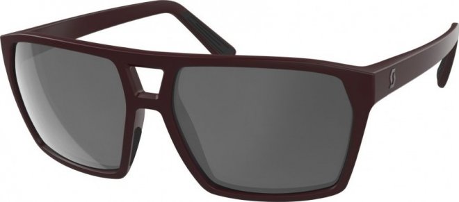 Очки солнцезащитные Scott Tune Sunglasses, тёмно-красные Maroon Red/Grey