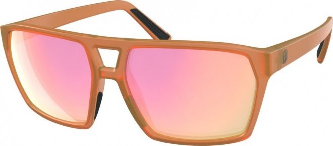 Очки солнцезащитные Scott Tune Sunglasses, оранжевые Translucent Orange/Pink Chrome