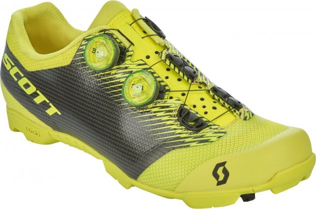 Велообувь Scott MTB RC SL Shoe, жёлто-чёрные Sulphur Yellow/Black