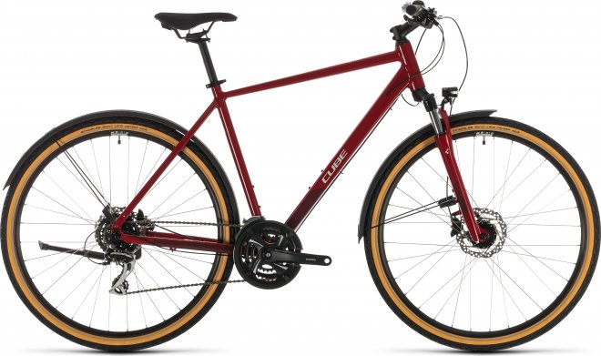 Велосипед Cube Nature Allroad (2020) Red/Grey