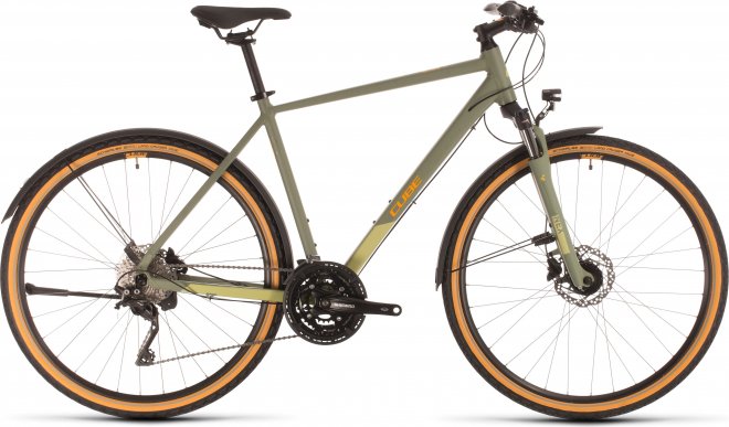 Велосипед Cube Nature Exc Allroad (2020) Green/Orange