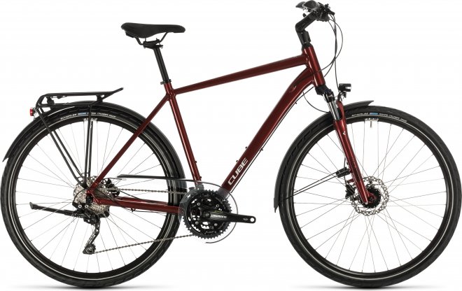 Велосипед Cube Touring Exc (2020) Red/Grey