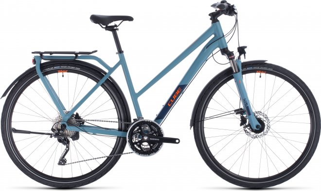 Велосипед Cube Kathmandu Pro (2020) Blue/Orange