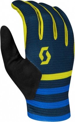 Перчатки с длинными пальцами Scott Ridance LF Glove, сине-жёлтые Nightfall Blue/Lemongrass Yellow