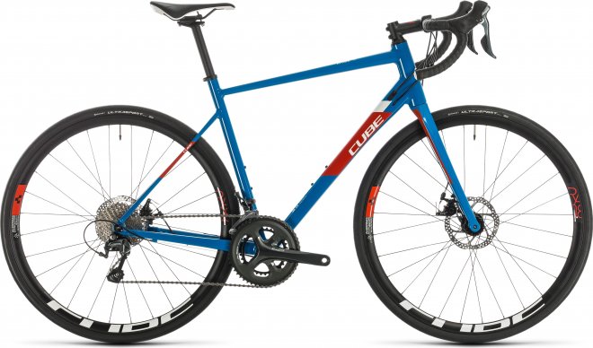 Велосипед Cube Attain Race (2020) Blue/Red