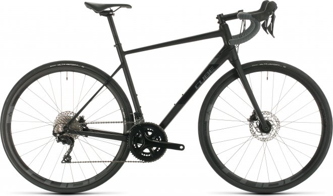 Велосипед Cube Attain SL (2020) Black/Grey