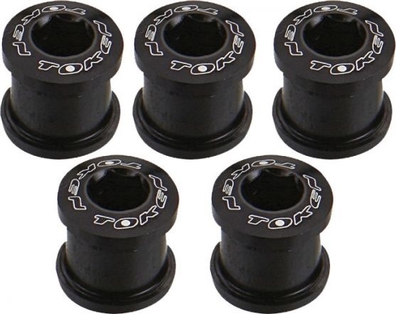 Комплект бонок Token Prime Alloy Chainring Bolts, чёрный Black