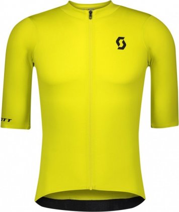 Джемпер Scott RC Premium S/SL Men's Shirt, жёлтый Sulphur Yellow/Black