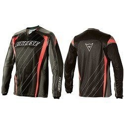 Джерси Dainese Claystone L/S, чёрно-серо-красное