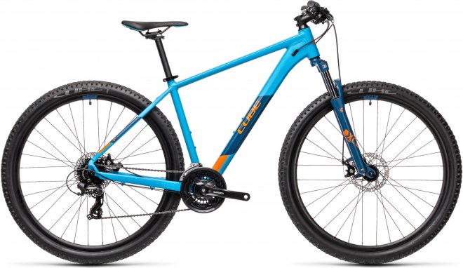 Велосипед Cube Aim 29 (2021) Blue/Orange