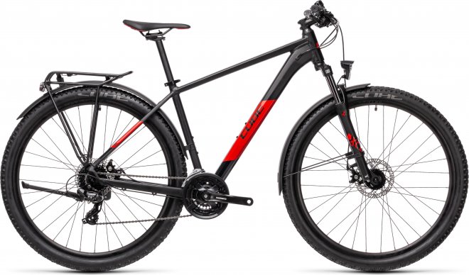 Велосипед Cube Aim Allroad 27.5 (2021) Black/Red