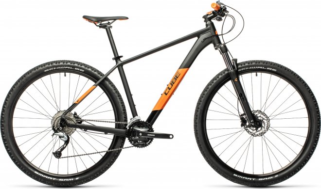 Велосипед Cube Aim SL 29 (2021) Black/Orange