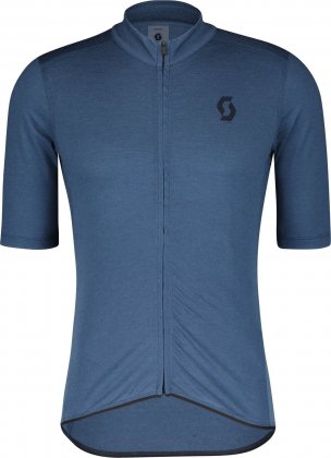 Джемпер Scott Gravel Merino Short-sleeve Men's Shirt, синий Metallic Blue/Dark Blue