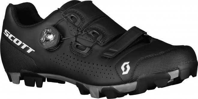 Велообувь Scott MTB Team BOA Shoe, чёрно-белая Matte Black/White