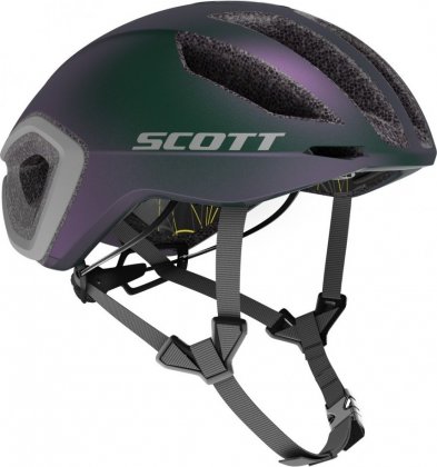 Шлем Scott Cadence PLUS, зелёно-пурпурный Prism Green/Purple
