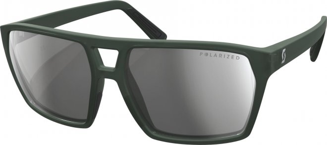 Очки солнцезащитные Scott Sunglasses Tune Polarized, зелёные с серыми линзами Kaki Green/Grey