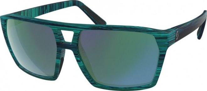 Очки солнцезащитные Scott Tune Sunglasses, сине-зелёные Blue/Bamboo Green Сhrome