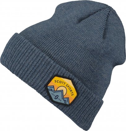 Шапка женская Scott MTN 10 Women's Beanie, синяя Dark Blue
