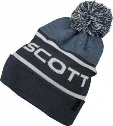 Шапка Scott Team 40 Beanie, синяя Dark Blue/Metal Blue