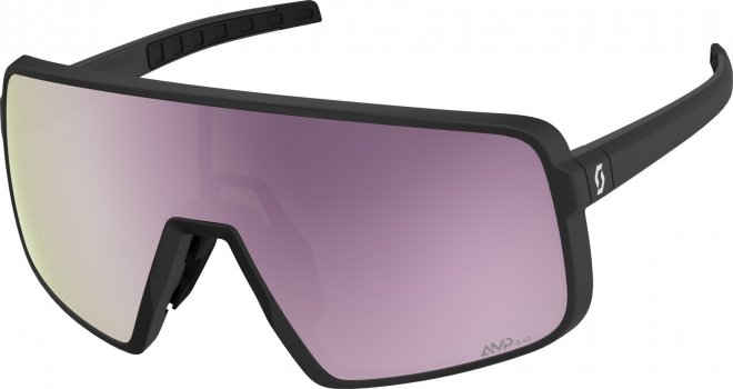 Очки спортивные Scott Torica Sunglasses, чёрные Black/AMP Lavender Chrome