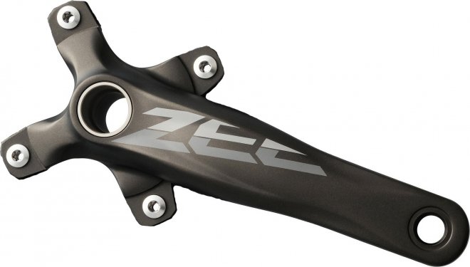 Система с интегрированным валом без звезды Shimano Zee FC-M645, длина шатунов 165 мм