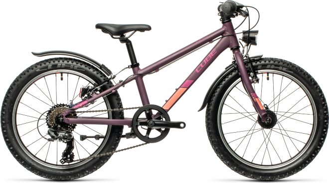 Велосипед Cube Acid 200 Allroad (2022) Purple/Orange