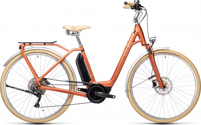 Велосипед Cube Ella Ride Hybrid 400 (2021) Red/Grey