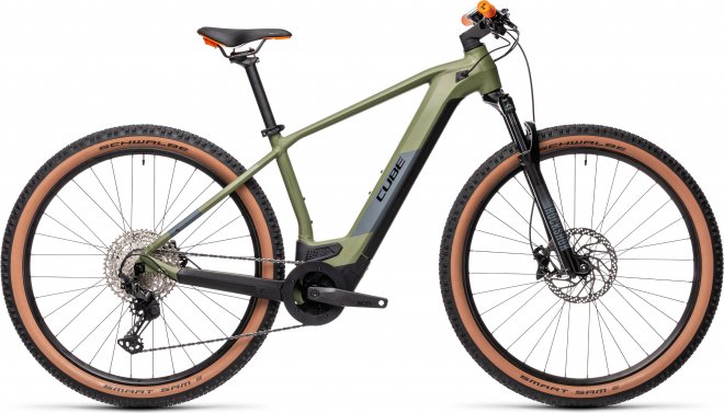Велосипед Cube Reaction Hybrid Race 625 (2021) Green/Orange