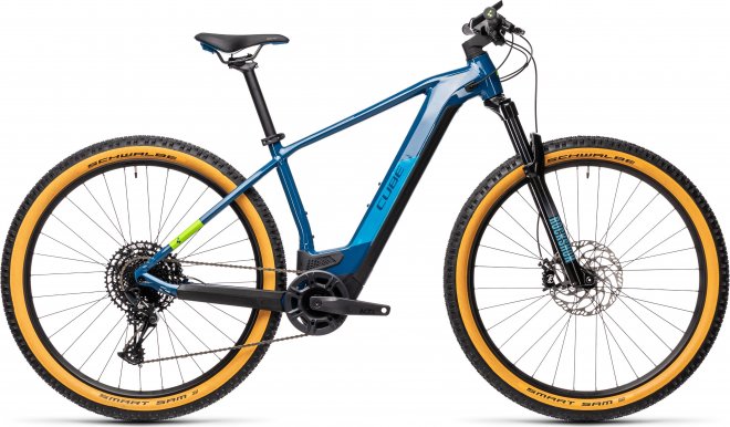 Велосипед Cube Reaction Hybrid SL 625 29 (2021) Blue/Green