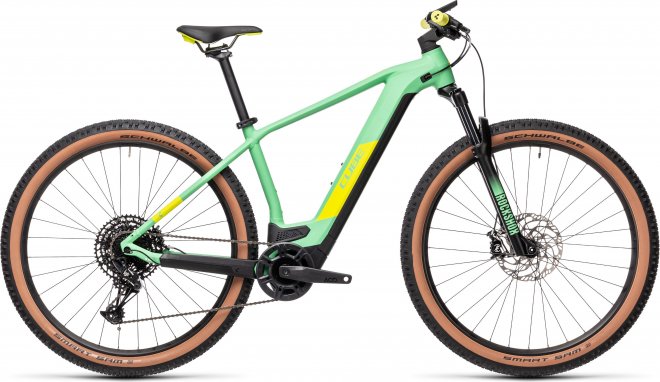 Велосипед Cube Reaction Hybrid SL 625 29 (2021) Mint/Lime