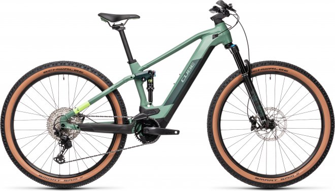 Велосипед Cube Stereo Hybrid 120 Race 625 29 (2021) Green/Sharp Green