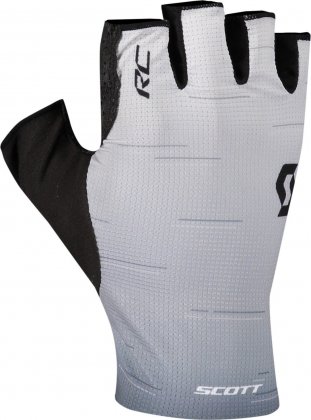 Перчатки с короткими пальцами Scott RC Pro SF, бело-чёрные White/Black