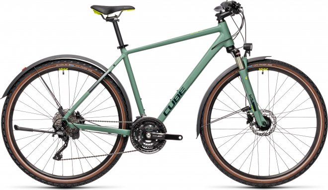 Велосипед Cube Nature EXC Allroad (2021) Green/Bluegreen